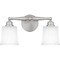 Quoizel Cecilia Bath 2 Lights Brushed Nickel CEC8616BN - alternate 1